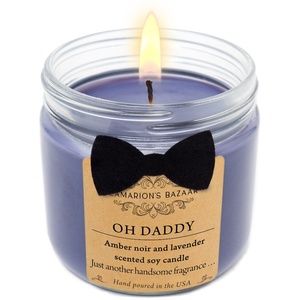 OH DADDY- Amber Noir Lavender and Lavender - 100% Soy Candle - Gift for men